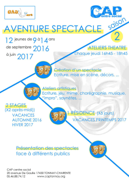 Page 1 | 2 jeUnes de 9 à 4ans de septembre 20] 6 Ò juin 201 7