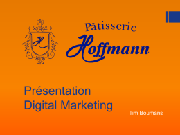 4. Presentation Patisserie Hoffmann