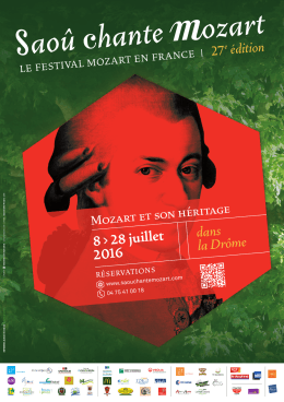 Festival Saoû Chante Mozart 2016