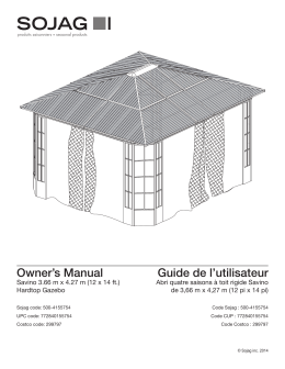 Owner`s Manual Guide de l`utilisateur