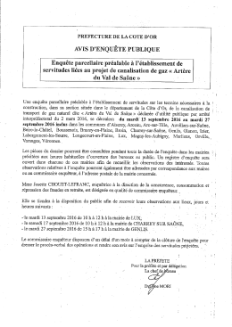 voir l`avis d`enquête publique émis par la Préfecture, pdf