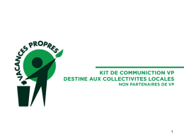 Le Kit de communication