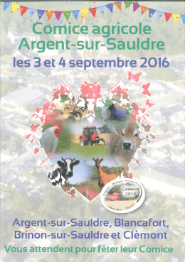 voir programme - Brinon sur Sauldre