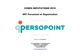 SPF Personnel et Organisation