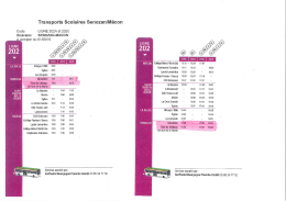 Horaires des Transpo