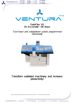 V6 Varioflex - Ventura Mecanics SA