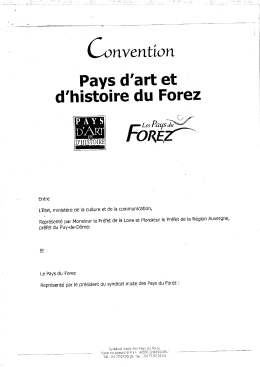 convention sign&eacute;e en f&eacute;vrier 2006 - Minist&egrave;re de la Culture et de la