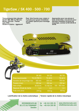Grappin scie TigerSaw SK-400-500-700