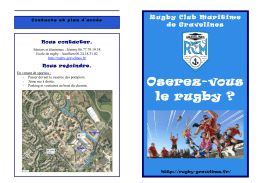 Télécharger Flyers 2016/2017 - Gravelines Rugby Club Maritime