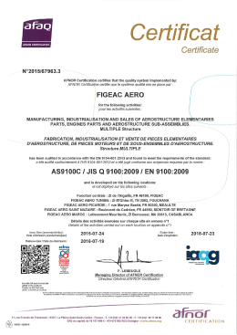 T&eacute;l&eacute;chargez notre certificat EN9100