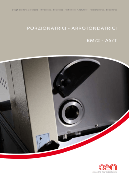 porzionatrici - arrotondatrici bm/2 - as/t