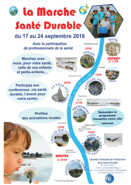l`affiche - L`Association Fondation pour la Sant&eacute; Durable