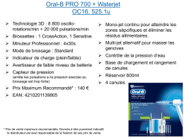 Oral-B PRO 700 + Waterjet OC16. 525.1u