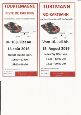 Co-Kartbahn - Turtmanntal