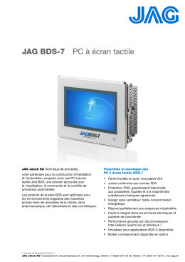 JAG BDS-7 PC à écran tactile