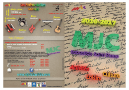 infos - MJC Labastide Saint