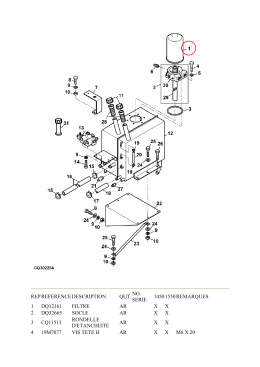 REP REFERENCE DESCRIPTION QUT. NO. SERIE 1450 1550