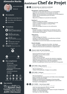 CV Chef de projet