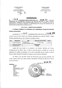 PDF - Minist&egrave;re des March&eacute;s Publics