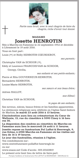 Josette HeNROTIN