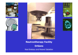 Centre - Neutron Therapy
