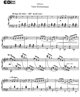Debussy - Daily Piano Sheets