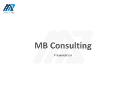 Brochure - MB Consulting
