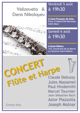 Flûte et Harpe - Paroisse Saint-François de Sales