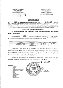 PDF - Minist&egrave;re des March&eacute;s Publics