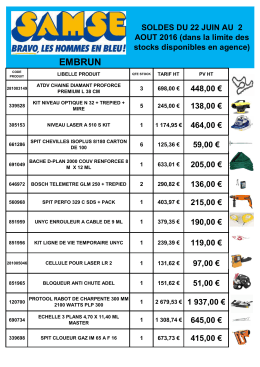 embrun - Samse