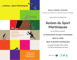 Assises du Sport Martiniquais