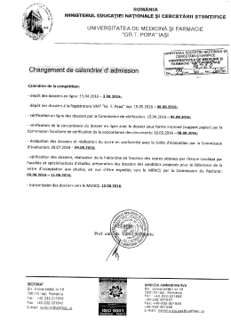 Page 1 ROMÂNIA MINISTERUL EDUCAȚIEI NAȚIONALE ȘI