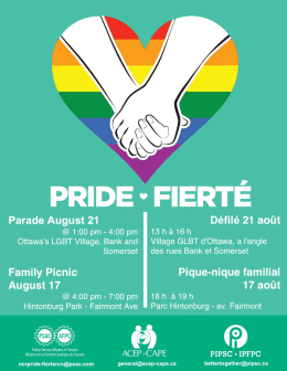 Page 1 PRIDE - Parade August 21 Q 1:00 pm