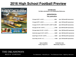 2016 High School Football Preview