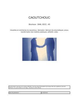 CAOUTCHOUC