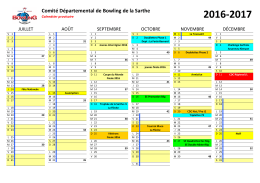 calendrier 2016-2017 provisoire