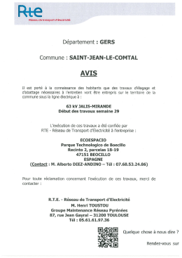 plus d`info - Saint Jean le Comtal