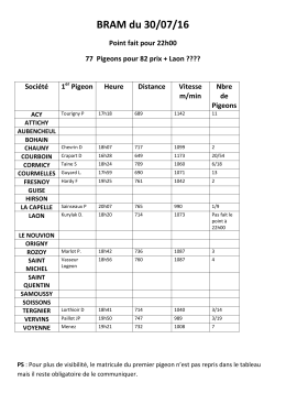 BRAM du 30/07/16 - colombophile du 02
