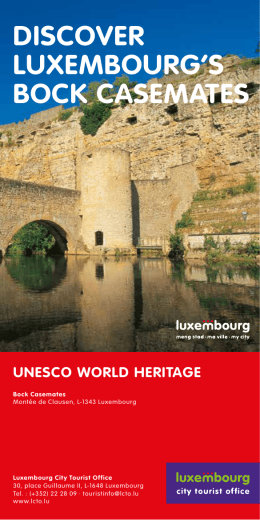 discover luxembourg`s bock casemates unesco world heritage