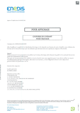 Page 1 ET EDİS L`ELECTRICITE EN RESEAU Agence d
