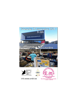 Flyer de la foire 2016