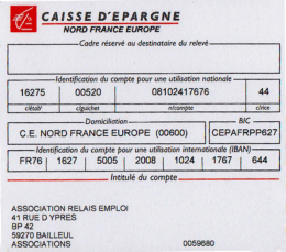 virements - Relais Emploi I Service &agrave; la personne I Bailleul