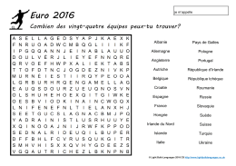 Euro 2016 Euro 2016 - Light Bulb Languages
