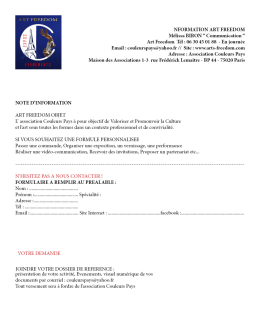 sign up - arts