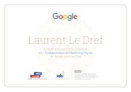 Certification Google pour les Pros - Digital Active