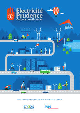 27/07/2016 - Affiche Électricite prudence