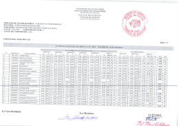 Synth&egrave;ses des r&eacute;sultats du semestre 2