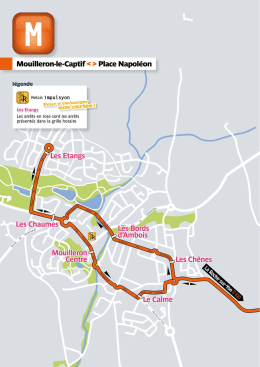 Plan de la ligne sur la commune de Mouilleron-Le-Captif