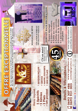 offre exceptionnelle