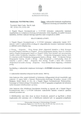 12-553260 k&oacute;dsz&aacute;m&uacute; vad&aacute;szter&uuml;let hat&aacute;r&aacute;nak meg&aacute;llap&iacute;t&aacute;sa